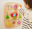 Montessori Natural Sensory Wall Activity Panels - Shape Builder