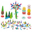Wooden Loose Parts Rainbow Tray - similar to Grapat Mandala Parts