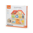 montessori activity board wall toy box