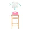 hape high chair pink with chair cover