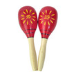 colourful wooden maracas