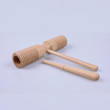 Double Tone Wood Block Kids Musical Instrument