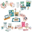 Tenderleaf Complete Dolls House Room Furniture Set