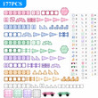  MNTL Magnetic Tiles - Star Pastel Set 177 Pcs - What it Includes