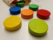 Qtoys Rainbow Wooden Coins 18pcs 3