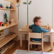 Montessori Table & Armchair for Toddlers with Child