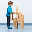 stackable montessori chairs for early learning, preschool and classrooms