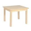 square wooden table 60 x 60cm