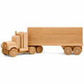 Natural Wooden Toy Trucks