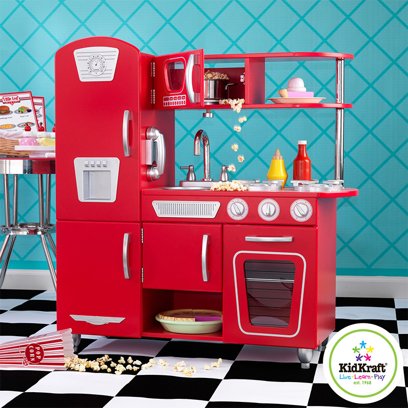 KidKraft Retro Kitchen Red - On Sale! Cheapest Prices Online & Fast ...