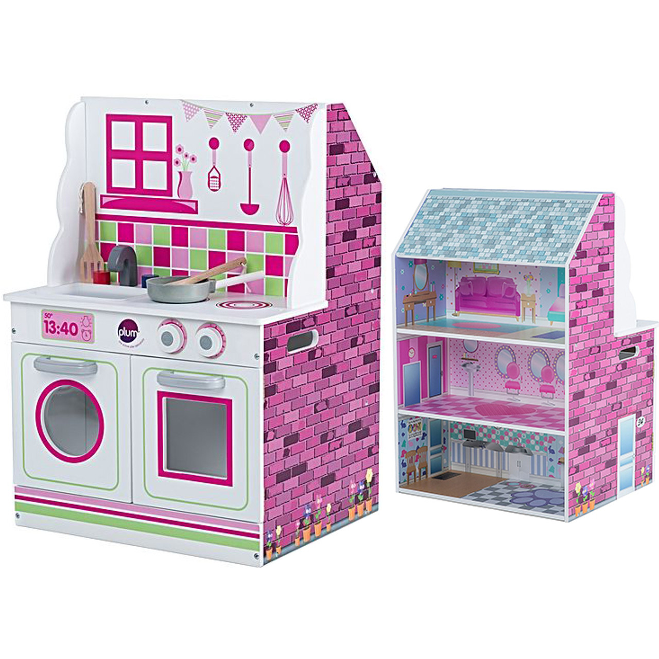 Plum 2-in-1 Kitchen and Dollhouse on 