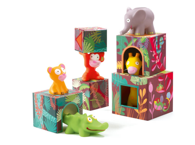 Comprar Maxi Topanijungle - Galledes apilables amb animals de la selva
