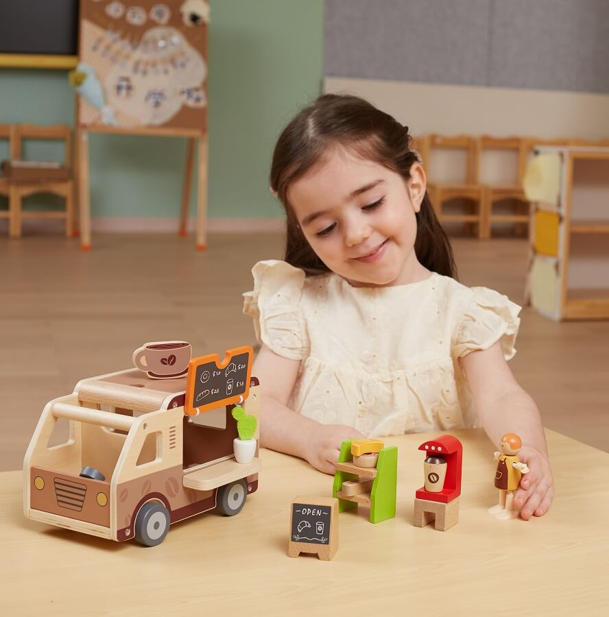 Camion Grue En Bois Avec Containers – Jeu De Construction Éducatif Pour Enfants Dès 1,5 Ans - 8
