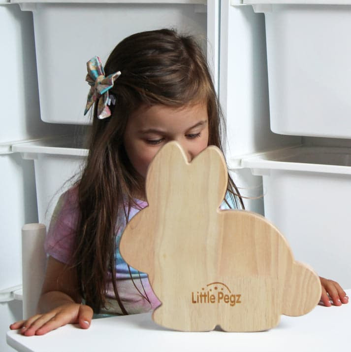 Ruby The Rabbit Pegboard | Wooden Pegboard Sale! | Educational Toys