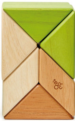 Tegu Pocket Pouch Prism - Magnetic Travel Blocks - Jungle