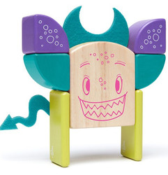 Tegu Sticky Monsters Magnetic Block Set - Pip