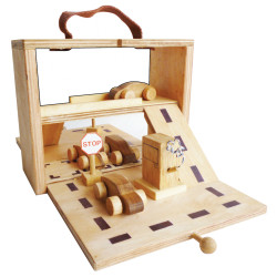 Qtoys Portable Car Garage Set