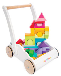 Tenderleaf Toys Rainbow Cloud Baby Walker with Blocks Tenderleaf Toys Rainbow Cloud Baby Walker with Blocks
