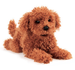 Folkmanis Toy Poodle Puppy Puppet