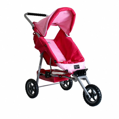 valco mini marathon hot pink/pink doll pram