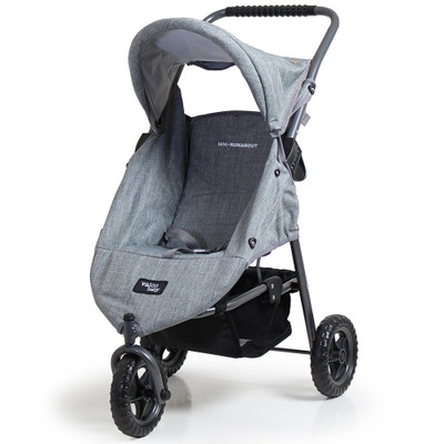 valco runabout doll pram - grey marle