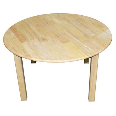qtoys rubberwood round table