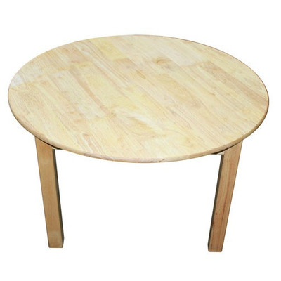 large round table rubberwood