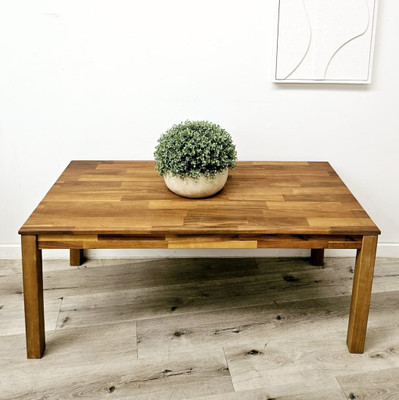 rectangular wooden table