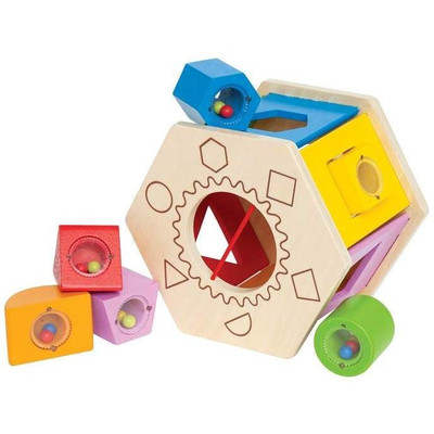 Hape Shake ‘n Match Shape Sorter 7 Pieces