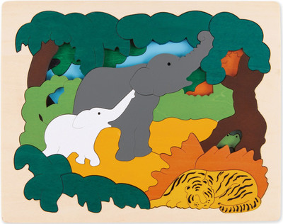 George Luck Asian Animals Puzzle set