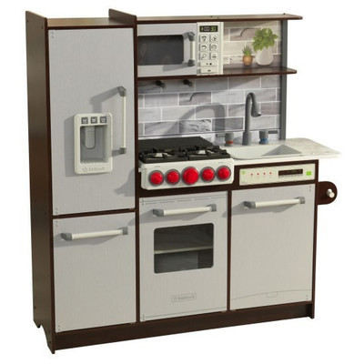 Ultimate Elite Espresso Play Kitchen EZ Assembly