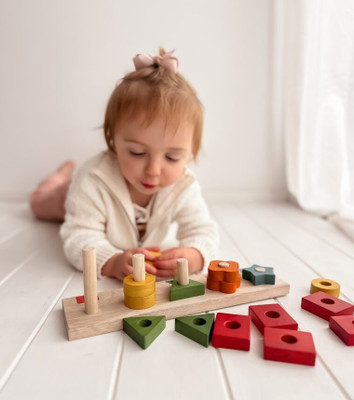qtoys counting stair stacking toy