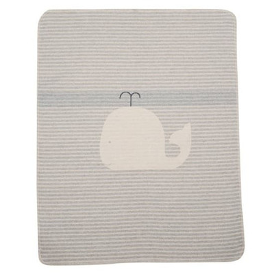 whale baby blanket