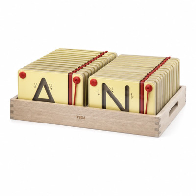 Viga Magnetic Tracing Alphabet Tiles ABC Uppercase