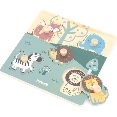 PolarB Big Knob Puzzle - Animals