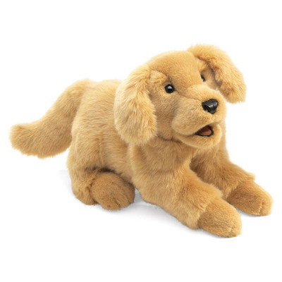 Folkmanis Golden Retriever Puppy Puppet