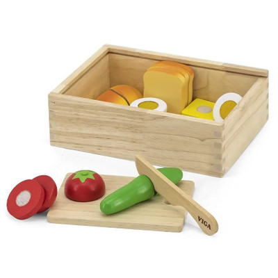 viga cutting breakfast playset