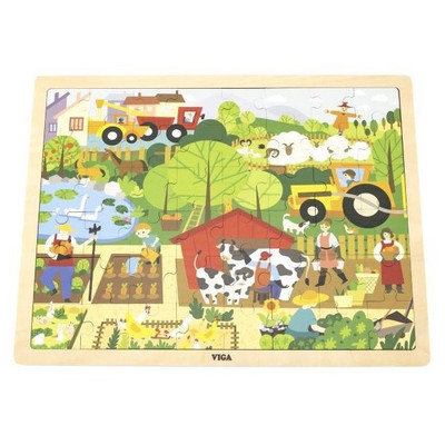 Viga Jigsaw Puzzle 48pc - Farm Completed