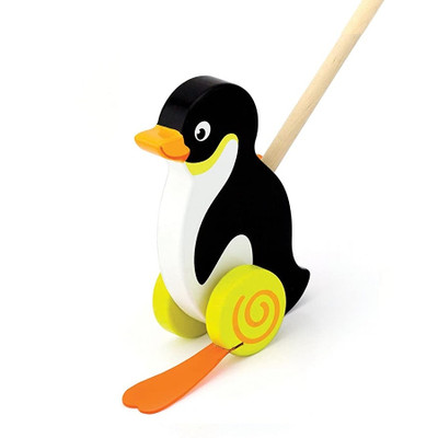 viga penguin push toy