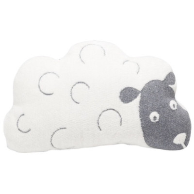 David Fussenegger Grey Sheep Deco Cushion is a darling little sheep that can cuddle and play!
