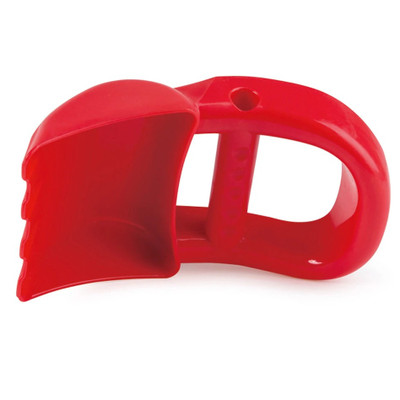 Hape Red Hand Digger is an essential tool in the garden or the beach. As both a shovel and a scoop, it gets a lot done!