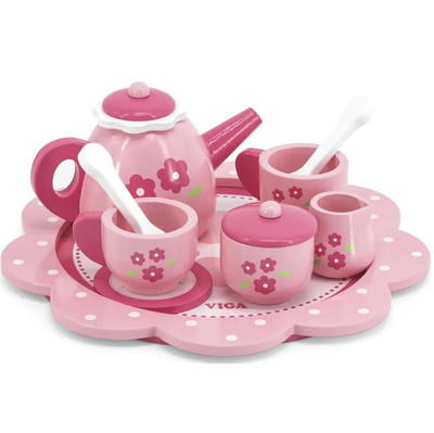Viga Wooden Tea Playset