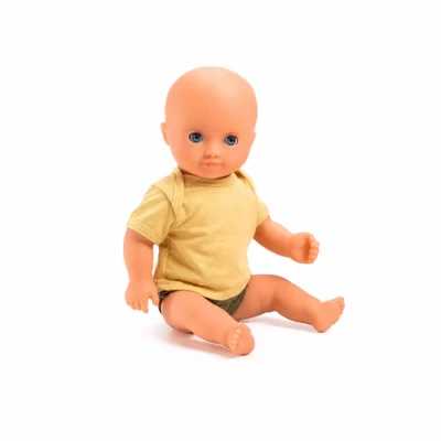 djeco washable baby boy doll washable