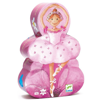 Djeco Ballerina 36pc Silhouette Puzzle - image 2