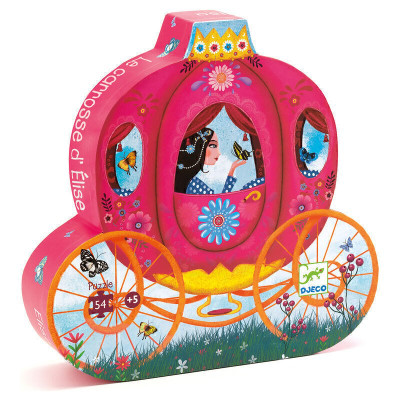 Djeco Elise's Carriage 54pc Silhouette Puzzle - image 2