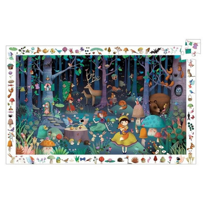 Djeco Enchanted Forest 100pc Observation Puzzle