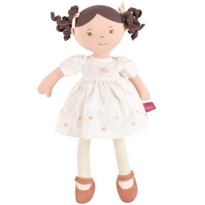 Bonikka Cecilia Linen Doll with Brown Hair