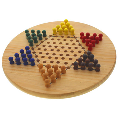 fun factory chinese checkers wooden game