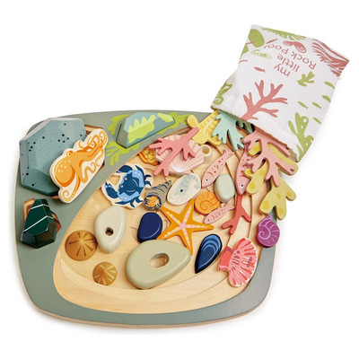 Tenderleaf My Little Rock Pool - Pretend Play Sea Life Playset