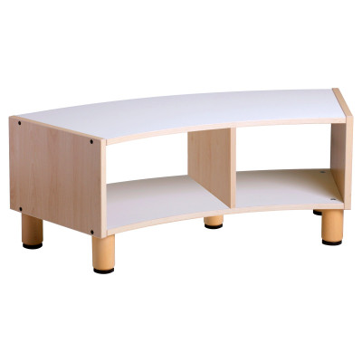 GAM Montessori Curved 1 Tier Open Shelf